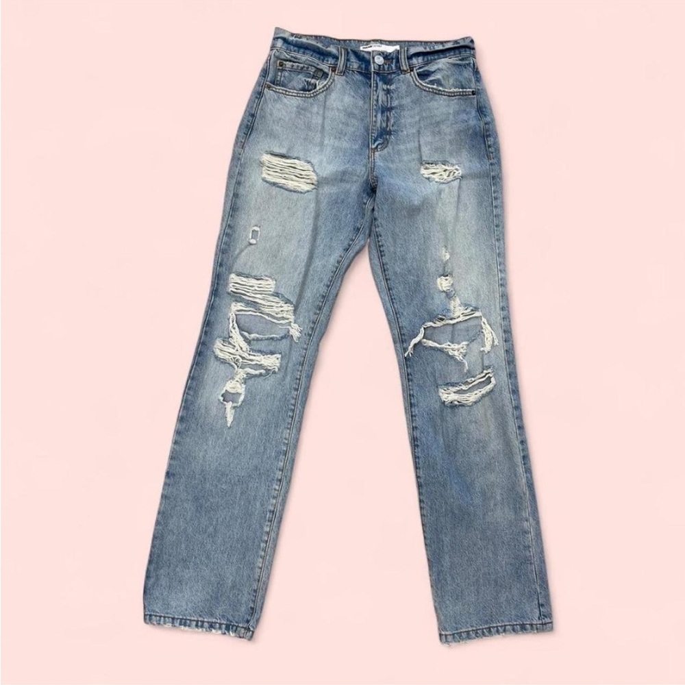 Garage Ripped Denim Boyfriend Jeans